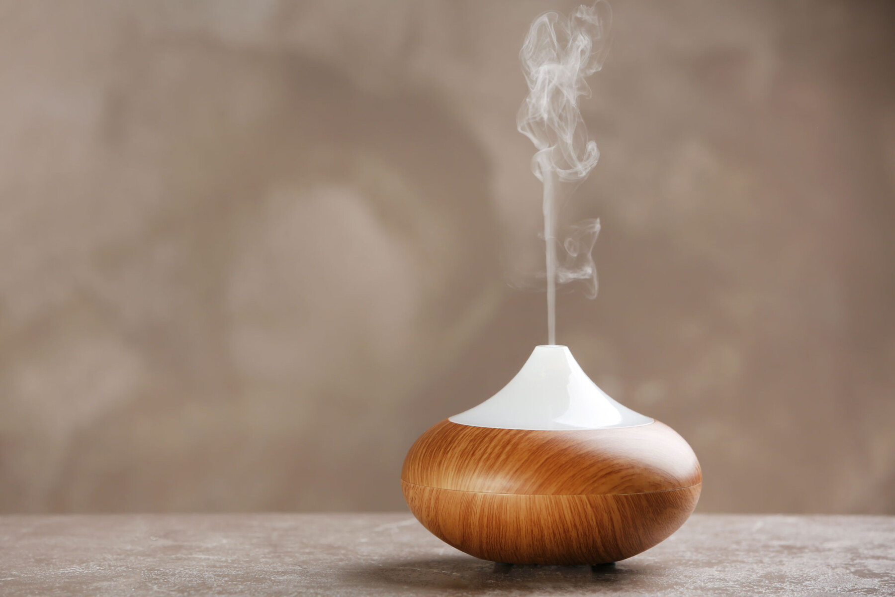 A calming aromatherapy diffuser, part of the soothing comfort experience at the practice